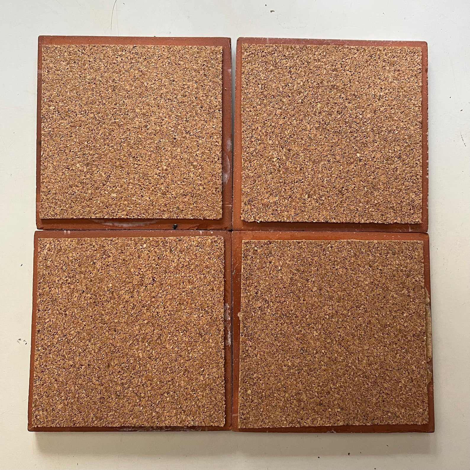 Handmade Set of 4 Mexican Ceramic Tile Coasters - Image 2